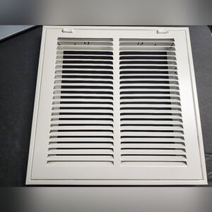 Return Filter 12 x 12 White Scratch Resistant Powder Coated Metal-FabInc New 658